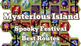 Spooky Festival Mysterious Island Best Path Hero Wars: Dominion Era