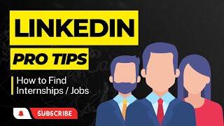 How to use Linkedin | Find Internships , Jobs on LinkedIn | PracEdge