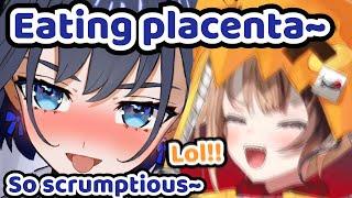 I Love How Gigi Just Went Along With Kronii's Crazy Antics About Eating Placentas
