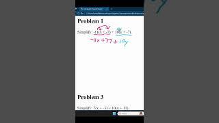 Simplify Polynomial Distributive Property #maths #math #distributiveproperty #mathproblems