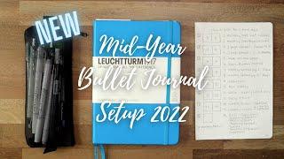 2022 MID-YEAR BULLET JOURNAL SETUP | NEW LEUCHTTURM 1917 BUJO SETUP