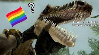 JOGANDO JURASSIC THE HUNTED ATÉ GO***A