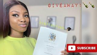 How I graduated with a Distinction || GIVEAWAY!!!