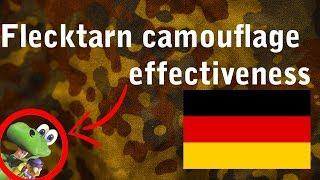 Flecktarn camouflage effectiveness