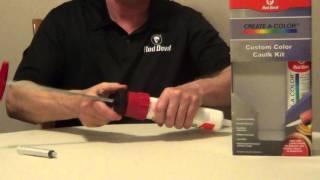 How to Tint Caulk - Red Devil Create A Color