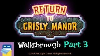 Return to Grisly Manor: Walkthrough Part 3 (Power Outage) & iOS iPad Gameplay (By Fire Maple Games)