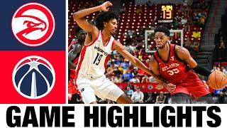 Washington Wizards vs Atlanta Hawks Wizards FULL GAME Highlights | 2024 NBA Summer League