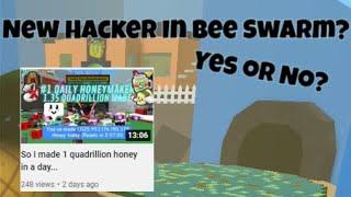 YES OR NO? NEW HACKER IN BEE SWARM? | Bee Swarm Simulator