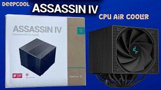 DEEP COOL ASSASSIN IV CPU AIR COOLER UNBOX INSTALL TEST