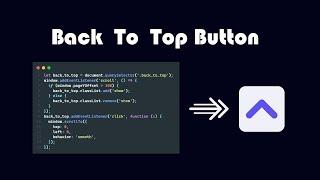 Back To Top Button : JavaScript