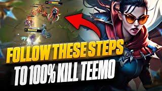 BEAT TEEMO TOP WITH VAYNE 100% EVERYTIME