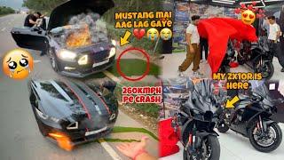 260 Kmph pe Mustang Pe lagi aag || finally ZX10r Revealed  || international Trip Start