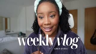 WEEKLY VLOG | ANOTHER EMOTIONAL WEEK, 30K SUBS, CELINE UNBOXING, MICROLOCS UPDO, PILATES & MORE