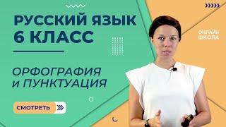 Орфография и пунктуация. Видеоурок 3. Русский язык 6 класс