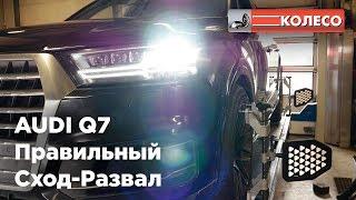 Правильный Сход-Развал на AUDI Q7 по шагам. Теория и практика | КОЛЕСО.ру