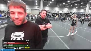 106 Lbs Quarterfinal - Zack Samano, CA Vs Gage Spurgeon, IA 248f