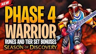 NEW Warrior Runes and Tier Set Bonuses in Phase 4 | Season of Discovery