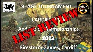 3.0 Cardiff Open List Review | The 9th Age | Proxy Table Gaming