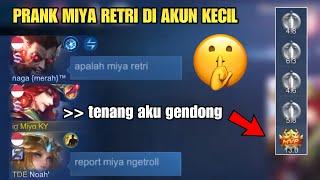 PRANK MIYA SPELL RETRI !! ENDINGNYA NGEGENDONG 1 TIM - MOBILE LEGENDS