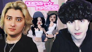 I made my BESTFRIEND play Dress to Impress (Ft. Dannyphantom.exe)