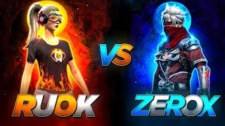 Ruok FF️ Vs Zerox FF | Friendly Fight 