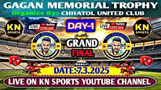 GAGAN MEMORIAL TROPHY CHHATOL II 1ST DAY LIVE #knsports #tenniscricket