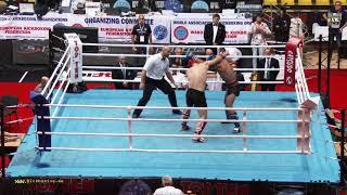 WAKO European Championship 2018 final RAJABZADEH BAHRAM vs PLAZIBAT ANTONIO K1 051 S M +91 kg