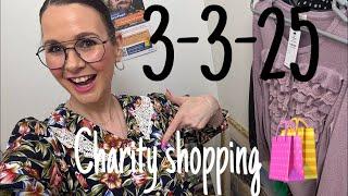 Ride out to village charity shops oooo I found  a …….. 3-3-25 #safespace #bekind #charityshopping