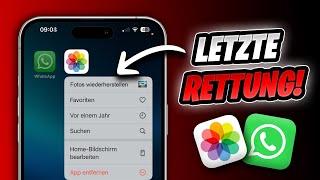 DAMIT gelöschte iPhone Fotos und WhatsApp Chats wiederherstellen ️
