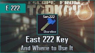 East Wing 222 Key and Use Location - Shoreline - Escape from Tarkov Key Guide