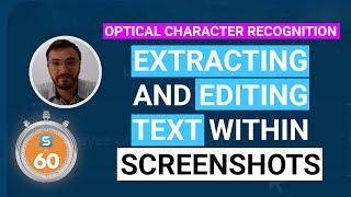 Grab Text Enables Extraction and Editing of text in a screenshot, here's how - Snagit it 60 Seconds