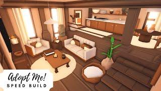 Cozy Brown Tiny Home Speed Build  Roblox Adopt Me!