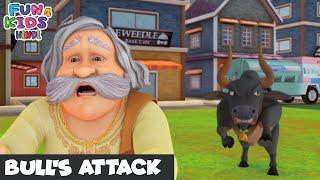 Bulls Attack | Shiva | Episode 28 | Fun 4 Kids - Hindi | Funny Action Cartoon