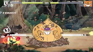 Cuphead VS The Root Pack & Goopy Le Grande I Cuphead Mugen Battle