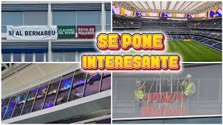 24 de octubre  ¿ SKYBAR BERNABÉU PARA el CLÁSICO ?  Obras Santiago Bernabéu 