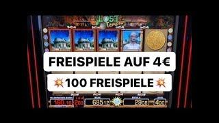 Let´s play Lost Temple 100 FREISPIELE 4 Euro MEGA GEWINN  MERKUR MAGIE Casino Spielothek Spielhalle