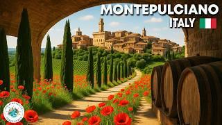 Montepulciano, Italy  | Tuscany’s Wine Jewel & One of Its Most Beautiful Town | 4K Walking Tour