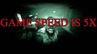 Outlast but Game Speed is 5x (Picker Mod)