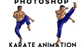 Karate Animation || Adobe Photoshop 2020