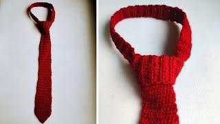 How to crochet necktie