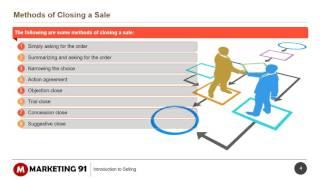 Personal Selling explained with examples - Methods of sales closures