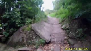 Surron ride in Russia by Canal shore