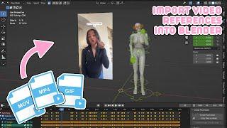 How To Import Video References Into Blender For Animation (+ Tips & Tricks) | Second Life Tutorial