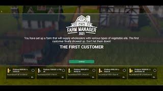 Farm Manager 2021 - The First Customer Scenario