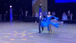 Gregorio Corello - Darya Suslova, final slow foxtrot. Ukrainian National Championship 2019, AUDSF.