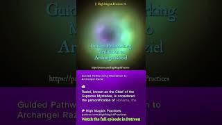 https://bit.ly/3RDIzXp Guided Pathworking Meditation to Archangel Raziel. Watch the full video