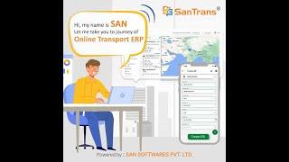 SanTrans Online Web Based Transport ERP - Full / Part Load with Mobile App on Android and IOS