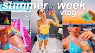 summer week in my life vlog ‍️ *friends, tanning, + more*