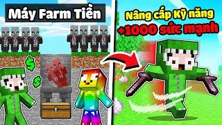 KHANGG THỬ THÁCH 24H SỞ HỮU MÁY FARM TIỀN VÔ HẠN VÀ KĨ NĂNG 1000 SỨC MẠNH **MINECRAFT LUYỆN CHIẾN #7