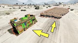 1000+ ЗОМБИ ПРОТИВ ЗОМБИ-МАШИНЫ! ЧТО БУДЕТ? ЖЕСТОКИЙ ЭКСПЕРИМЕНТ в GTA 5!